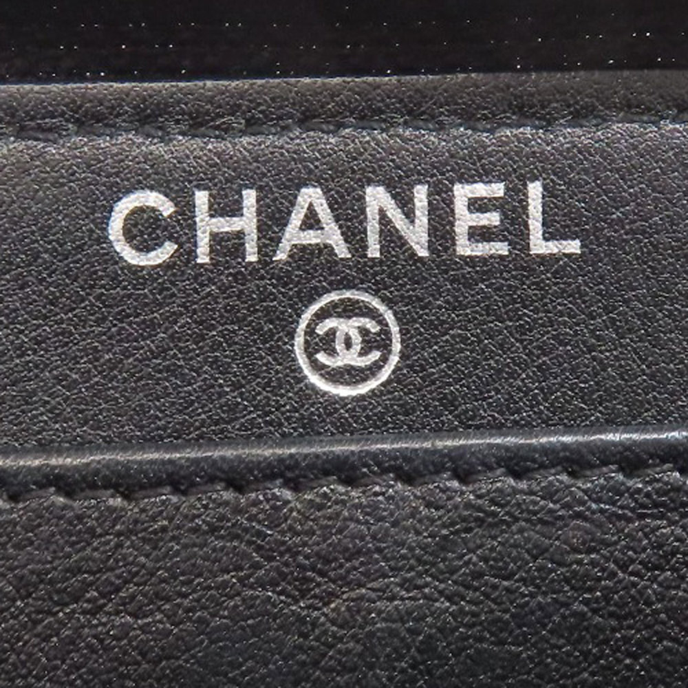 CHANEL Black Logo Wallet - Picture 6 of 11